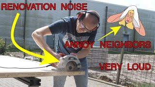 Renovation sound, drill noise, hammer sound effect, hello neighbor, angry neighbors, anoy neighbors