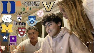 College Decision Reactions 2022 || Ivies, Duke, Vandy, NYU, UNC and more :)