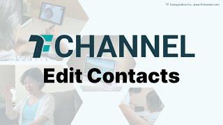 Edit Contacts | TF Channel Tutorials