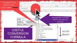 How to Convert Feet to Metres in Excel - convert feet to metres in excel