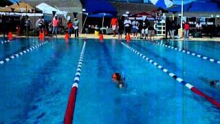 Julia 6 year old swim meet october  freestyle 100 yard