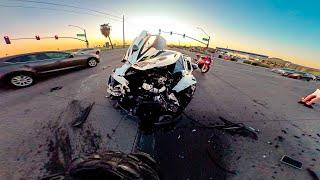 whose at fault? $500,000 McLaren TOTALED FULL VIDEO!