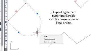 Les poignées dynamiques de GstarCAD