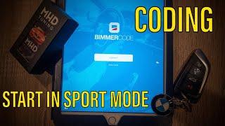 CODING A G20 TO START IN SPORT MODE - Bimmercode MHD