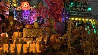 Pumpkin Town Reveal (A Spooky Town Halloween Village Display)