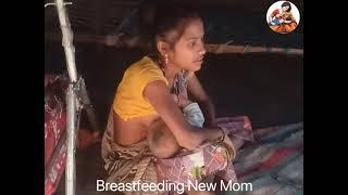 Open breastfeeding indian mom vlog 2024 || desi bhabhi breastfeeding || ‎‎‎@Breastfeeding-9 