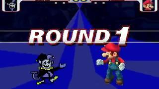 MUGEN REQUEST Jevil (12p) VS 3D Mario