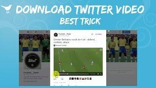 How To Save Videos From Twitter - Download Twitter Videos | Trick/Method