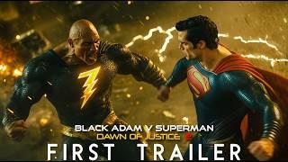 BLACK ADAM V SUPERMAN: DAWN OF JUSTICE 2 - FIRST LOOK (2025) | Henry Cavill, Dwayne Johnson Concept