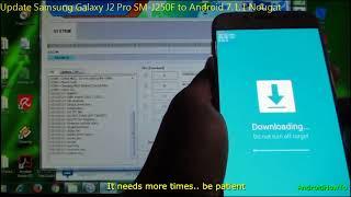 Update Samsung Galaxy J2 Pro SM-J250F to Android 7.1.1 Nougat