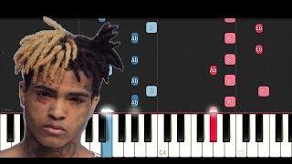 XxxTentacion - Teeth (Piano Tutorial)