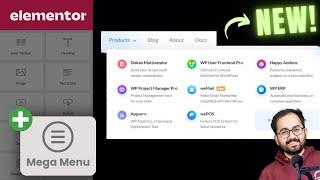 New Mega Menu Widget - Elementor Update