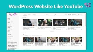 How To Make A Website Like YouTube Using WordPress | Video Sharing Website Design