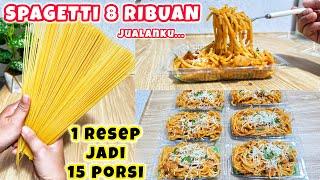 SPAGETTI 8 THOUSAND MY SALES // PRACTICAL ECONOMIC RECIPE #spaghetti #selling ideas #niahermanto