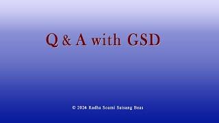 Q & A with GSD 132 with CC