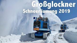 Schneeräumung auf der Großglockner Hochalpenstraße 2019