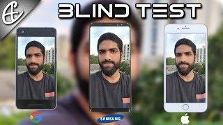 Pixel 2 vs iPhone 8 vs Galaxy Note 8 - BLIND  TEST (Selfies)