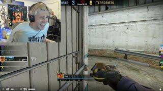 xQc reacts to LIRIK spectating a CS:GO pro named TWIG