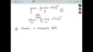 Basic System Properties: System with and without memory