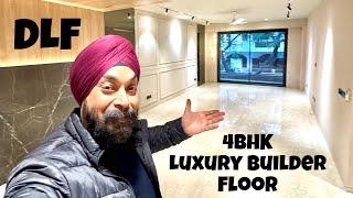 Exclusive Tour: 4 BHK Luxury Builder Floor in DLF, Gurgaon | Elegant Living Spaces Revealed