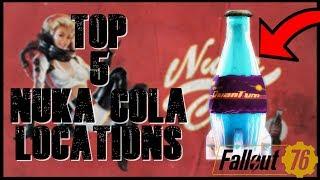 Fallout 76 - TOP 5 NUKA COLA LOCATIONS (EASY NUKA QUANTUM FARMING!)