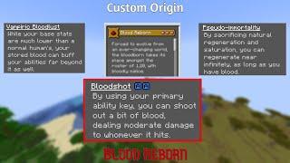 Blood Reborn - Custom Minecraft Origin