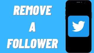 How To Remove A Follower On Twitter