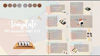 Template PPT Aesthetic #19 Onigiri Series Request [Free Download]