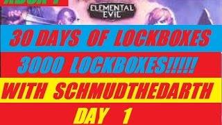 Xbox One 30 Days Of Lock Boxes 3000 Open Day 1 Neverwinter