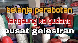 BELANJA PERABOT GOCENGAN DI LOKASI GUDANG.