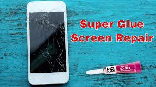 Repair A Phone Screen With Super Glue