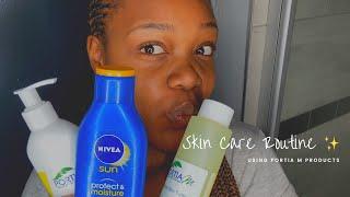 Daily Skin Care Routine // Portia M Products