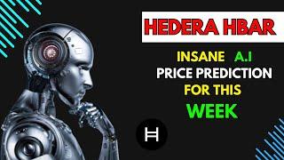 Insane HEDERA HBAR Price Prediction for THIS WEEK by A.I