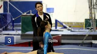 Warm-Up Stretches for Beginner Gymnastics : Gymnastics