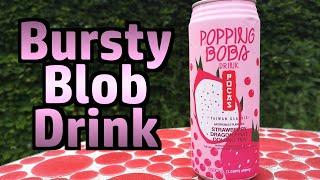 Popping Boba Drink Strawberry & Dragonfruit - Weird Stuff in a Can # 193