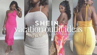 VACATION HAUL FT. SHEIN | AIRPORT, DINNER, PARTY, BRUNCH OUTFIT IDEAS | iDESIGN8