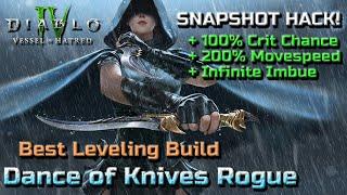 Best Rogue Leveling Build for Season 6 - Snapshot for Dance of Knives - Diablo 4: Vessel of Hatred