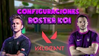 TODAS las CONFIGURACIONES de KOI VALORANT (SENSIBILIDADES, MIRAS, RESOLUCIONES...) | *LAS MEJORES*