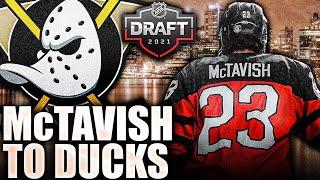 MASON McTAVISH GOES 3RD OVERALL TO THE ANAHEIM DUCKS (2021 NHL ENTRY DRAFT TOP PROSPECTS NEWS)