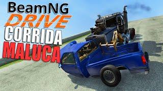 Corrida maluca descendo o morro a mais de 300km no beamng drive