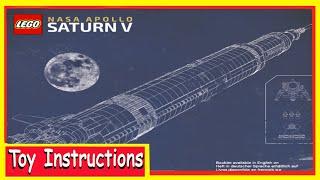 Building Instructions / NASA Apollo Saturn V / LEGO® Ideas (92176)  @BrainyNerd