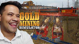 Gold Mining Simulator #28 - TERCEIRO DIA DE MUDANÇA PLANATA DE LAVAGEM COMPLETA E FUNCIONANDO