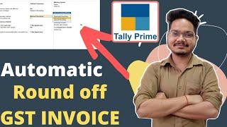 Automatic Round Off value in Gst in TallyPrime।