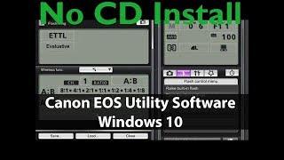 How To Install Canon EOS Utility Without A CD