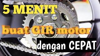 Proses Pembuatan Gir Motor dengan mesin CNC (DATRON)