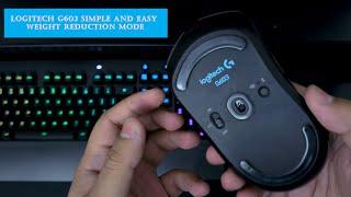 Logitech G603 - Easy and Cheap Weight Reduction Mod (English)