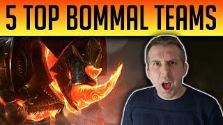 BOMMAL MADE EASY! TOP 5 BOMMAL 90 HARD TEAMS! | Raid: Shadow Legends