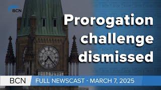 Prorogation challenge dismissed, Coutts protester Van Herk sentenced | March 07, 2025 | BCN