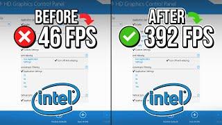  INTEL HD GRAPHICS: BEST SETTINGS TO BOOST FPS FOR GAMING  | Optimize Intel HD Graphics ️
