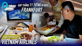 [M9] #440: Chuyến bay 11 tiếng đi Frankfurt (Đức) với hạng Thương gia Vietnam Airlines | Yêu Máy Bay